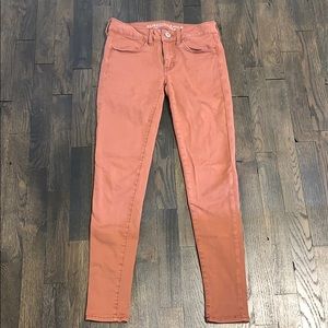 American Eagle Rust colored Jegging Jeans